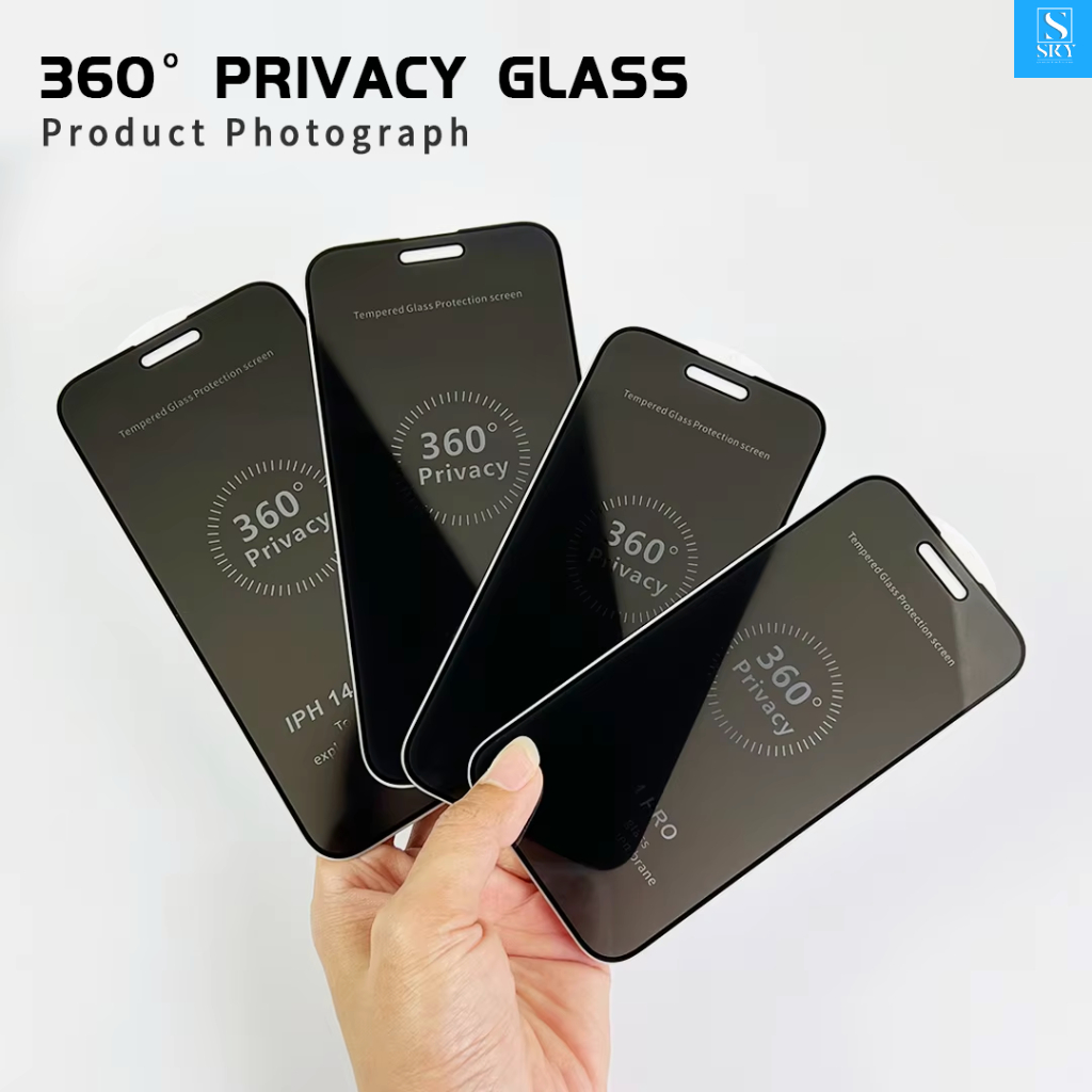 Kính cường lực iphone chống nhìn trộm 360 độ từ mọi góc cho ip 17 ProMax 16 ProMax 15 14 13 12 11 Pro Max Xs Xr XsMax X
