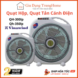 Quạt hộp Quạt tản cánh Vinawind Điện Cơ Thống Nhất QH-300LP/QH-350LP Tự Ngắt Khi Đổ - Bảo Hành 2 Năm