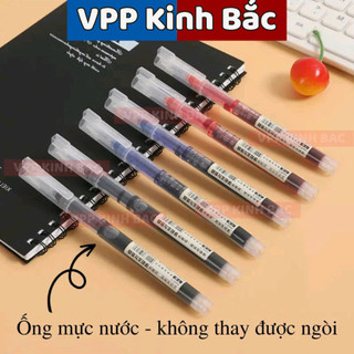 Combo 20 Bút Gel Nước Ống Lớn Văn Phòng Phẩm, Ngòi 0.5mm 3 Màu Xanh, Đen, Đỏ G-03.