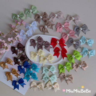 Set 2 kẹp nơ nhí nhiều màu sắc bé yêu