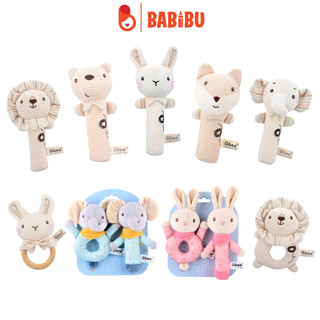 Thú nhồi bông lục lạc Gbee có xúc xắc cho bé