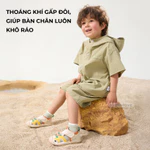 Giày thể thao tập đi cho bé Katetu, khoét lỗ, chống bàn chân bẹt, siêu nhẹ, thoáng khí X5BE009 — ảnh 3
