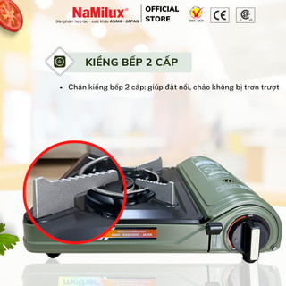 Bếp Gas Mini NaMilux NH-P3320PF│Van Ngắt Gas An Toàn 2 Cấp│Công Suất 2.6 Kw (2.200 kcal/giờ)│Hàng Chính Hãng