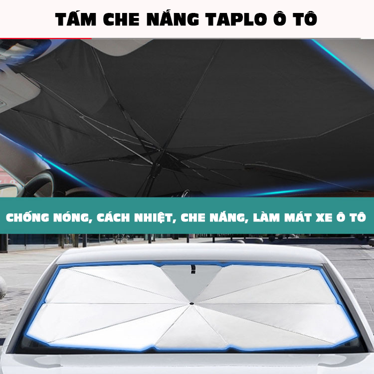 Ô che nắng kính lái ô tô chống nóng PICAUTO bản tráng titan cao cấp, cách nhiệt bảo vệ nội thất ô tô