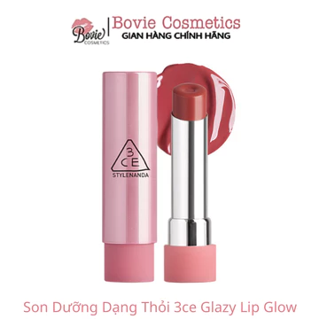 Son Bóng Dưỡng Môi Căng Mọng Có Màu 3CE Glazy Lip Glow