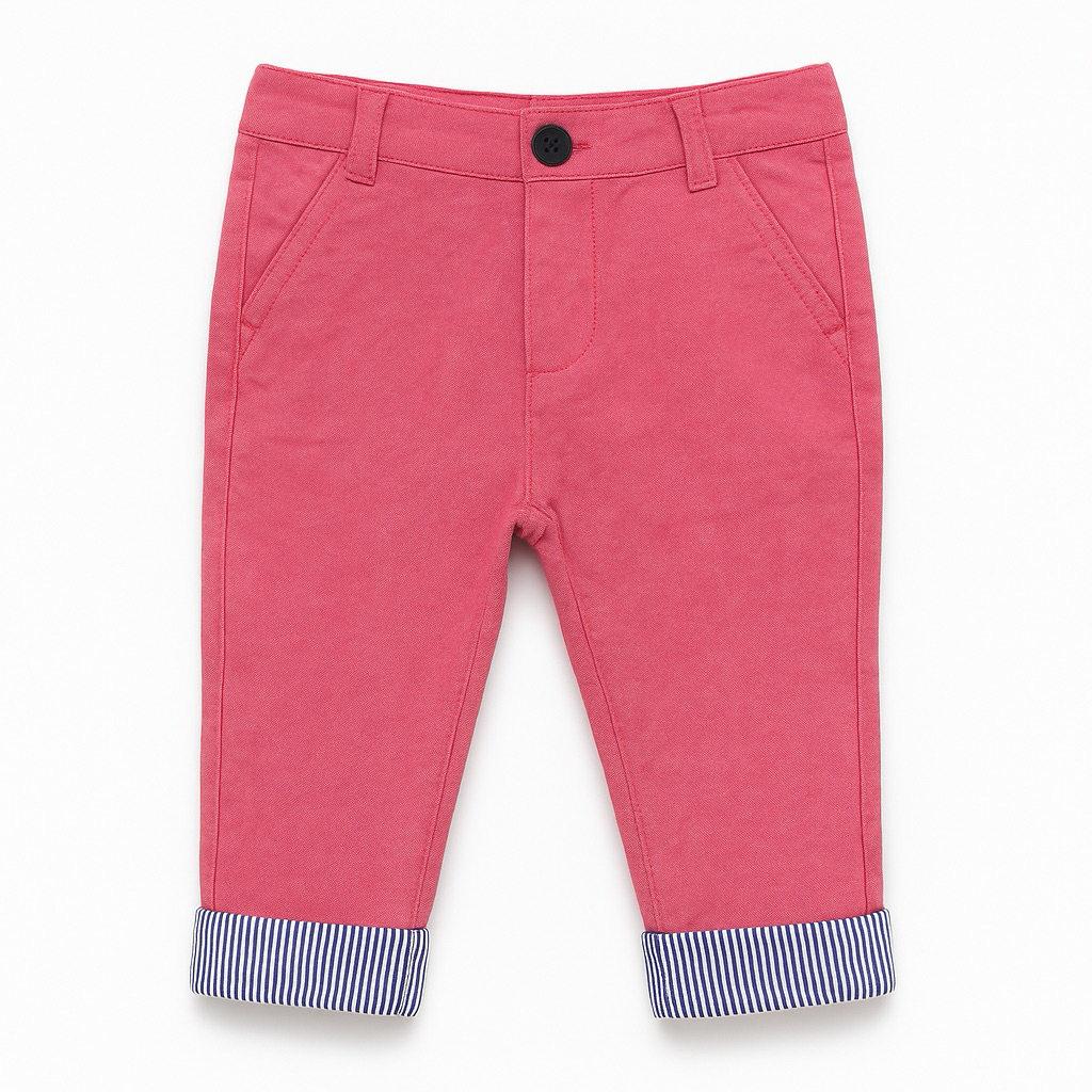 Quần Dài Kaki Sơ Sinh Unisex Cho Bé Trai Bé Gái C2965 Xuất Dư Mềm Đẹp Size 6-18 Tháng (7-11kg)