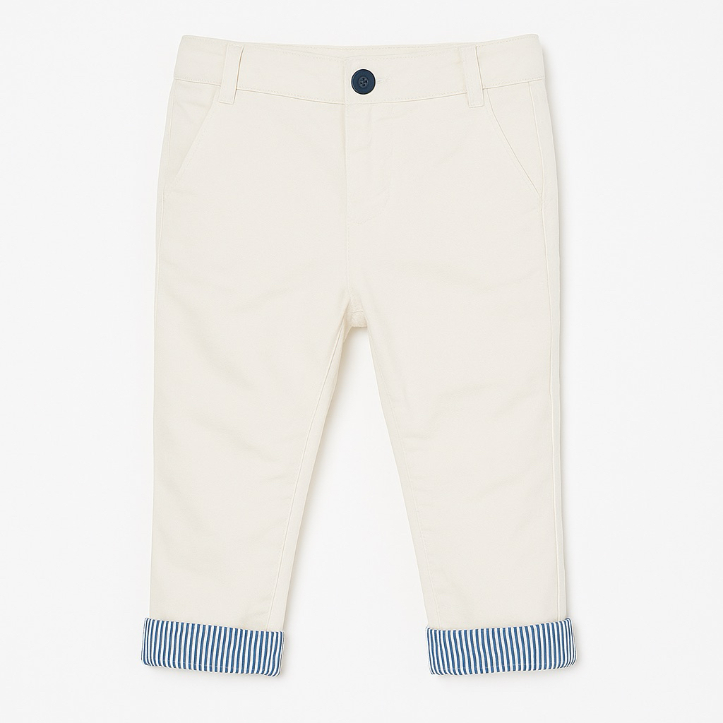 Quần Dài Kaki Sơ Sinh Unisex Cho Bé Trai Bé Gái C2965 Xuất Dư Mềm Đẹp Size 6-18 Tháng (7-11kg)