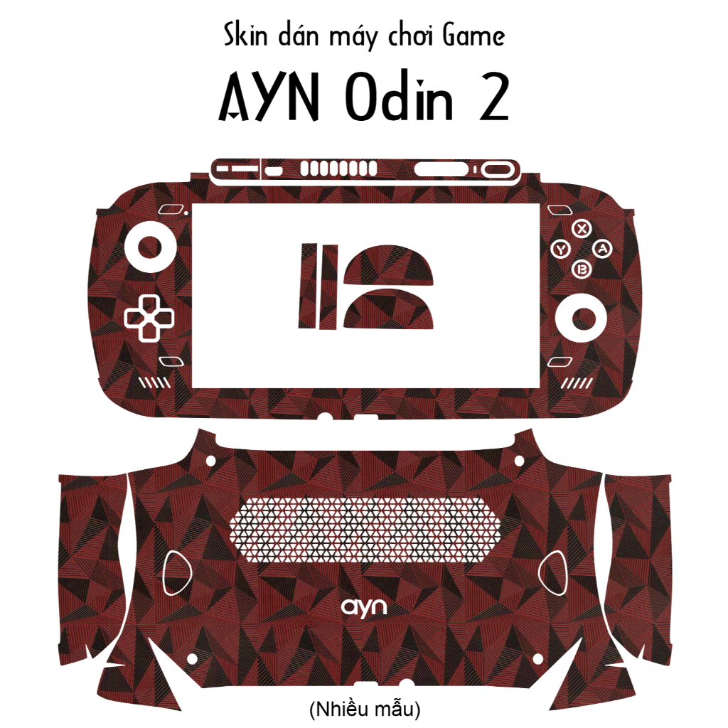 Skin 3M dán AYN Odin 2 (Nhiều mẫu) | Miếng dán Film 3M cho máy chơi game | Dễ dán, dễ lột bỏ | Decal cao cấp