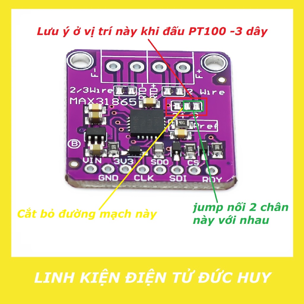 MAX31865 RTD KHUẾCH ĐẠI ĐỌC NHIỆT ĐỘ TỪ CẢM BIẾN PT100/ PT1000 | Shopee ...