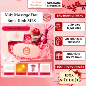 Đai Massage Bụng Kinh M28 - Quà Tặng Bạn Gái Tặng Mẹ Tặng Sinh Nhật Cho Nữ Ý Nghĩa Kèm Hộp Quà + Túi