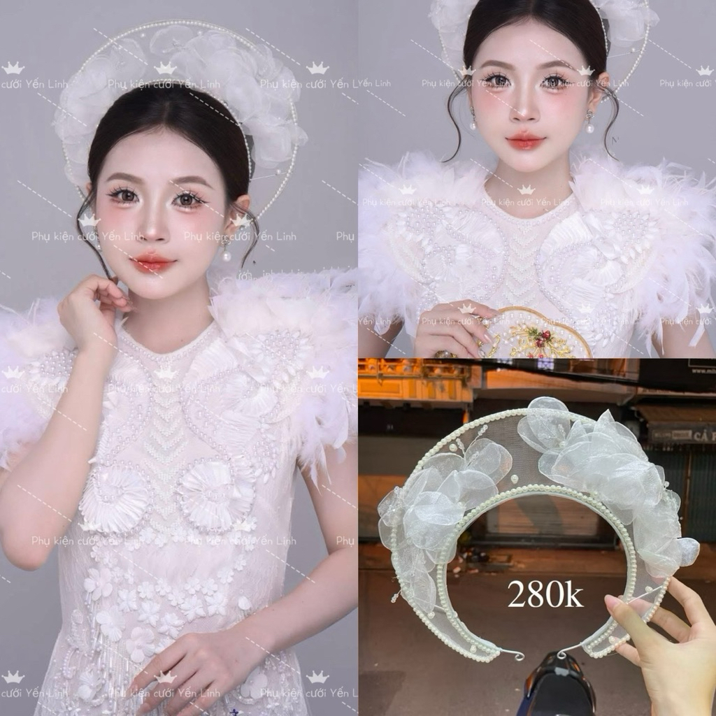 🎉🎉🎉Mấn cô dâu cách tân mới xinh-TB1859|PHUKIENCUOIYENLINH