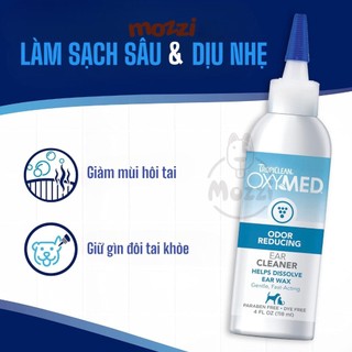 Dung dịch vệ sinh rửa tai Oxymed Tropiclean cho chó mèo
