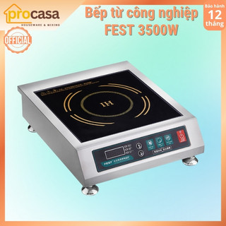 Bếp điện từ công nghiệp FEST 3500W - Bếp đơn sử dụng cho nhà hàng - khách sạn - quán ăn