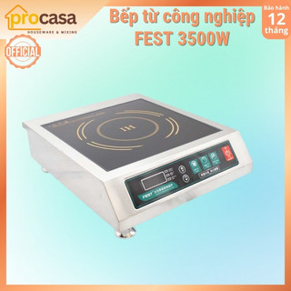 Bếp điện từ công nghiệp FEST 3500W - Bếp đơn sử dụng cho nhà hàng - khách sạn - quán ăn