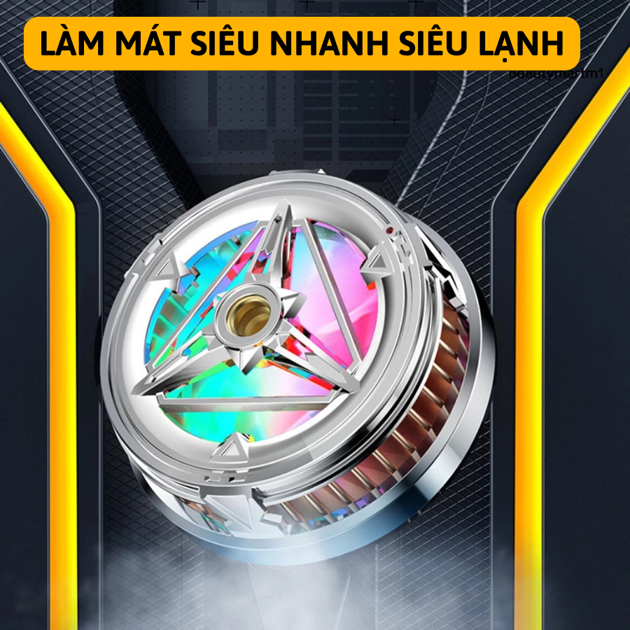 Quạt tản nhiệt điện thoại sò lạnh YS-S3 Plus nam châm cho máy tính bảng, điện thoại. - ảnh 3