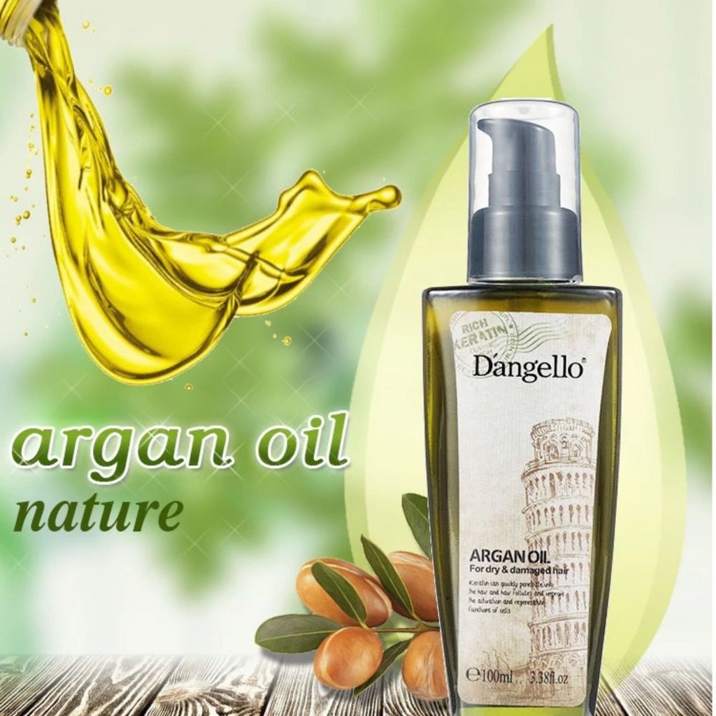 Dầu dưỡng tóc Dangello Keratin 60ml - xịt dưỡng 250ml hỗ trợ giúp phục hồi tóc, gỡ rối giảm rụng tóc