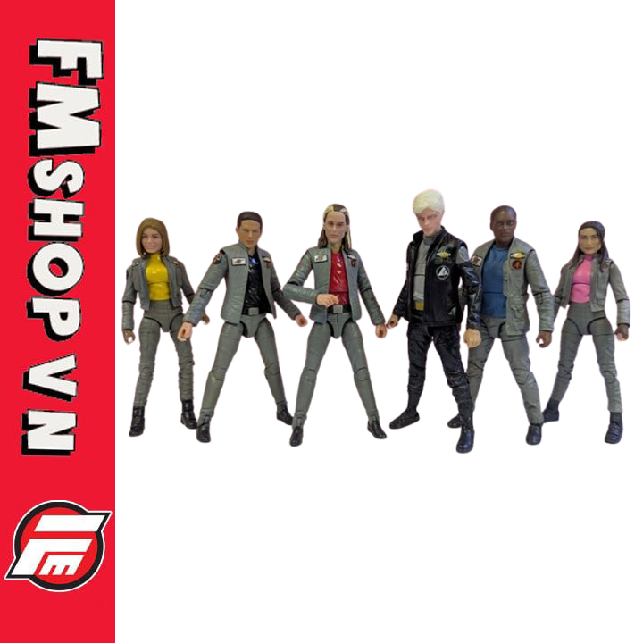 (No Box) Mô Hình Nhân Vật Power Rangers In Space Team Human Form ...