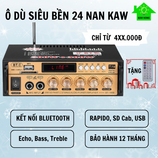 Amply Karaoke Bluetooth Mini Kentiger HY 803/BT-298A/BT198B - Nhỏ Gọn, Vượt Trội - BH Lỗi 1 đổi 1