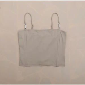 FOREVER 21 ÁO CROPTOP KHOÁ KÉO XÁM (240510012)