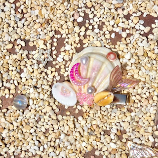 [CÓ SẴN] Kẹp Tóc Vỏ Sò Biển Handmade Xinh Xắn