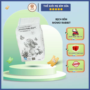 Bỉm Momo Rabbit Cao Cấp, Bỉm Momorabbit Nội Địa Hàn Mỏng Thoáng - thegioimebimsua