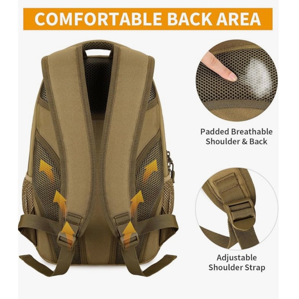 Ba lô chiến thuật trẻ em 15L COMMAN_Military Backpack