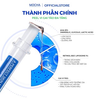 Combo Peel Da Mocha + Sữa Rửa Mặt Bio Active + Kem Chông Nắng, Trọn Bộ Chăm Sóc Da Trước Và Sau Peel