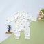 Body dài sơ sinh thu đông cho bé gái hiệu Bunnybaby chất thun 100% cotton cho bé 3-10kg