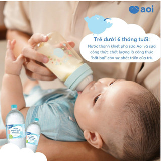Nước thanh khiết pha sữa Aoi dung tích 500ml,1500ml cho bé