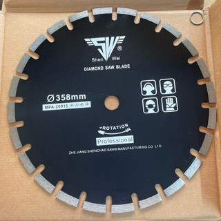 Lưỡi cắt tường 350 - 358 shenwei lỗ bé 25,4mm dùng cho máy cắt tường - cắt bê tông ko chổi than