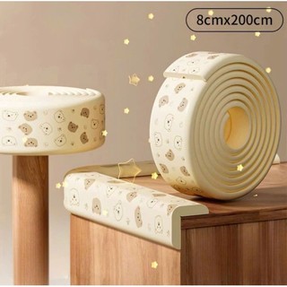 Dải bảo vệ chống và chạm cho bé, đệm chống va đập tự dính 2 mét,xốp bọc cạnh bàn, đầu giường an toàn cho bé ss