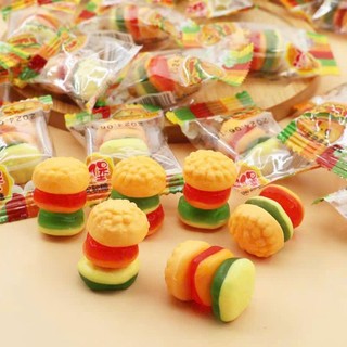 Kẹo dẻo Hamburger mini ,kẹo dẻo trái cây– món ăn vặt siêu dễ thương và thơm ngon