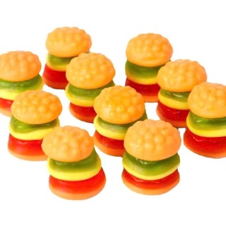 Kẹo dẻo Hamburger mini ,kẹo dẻo trái cây– món ăn vặt siêu dễ thương và thơm ngon