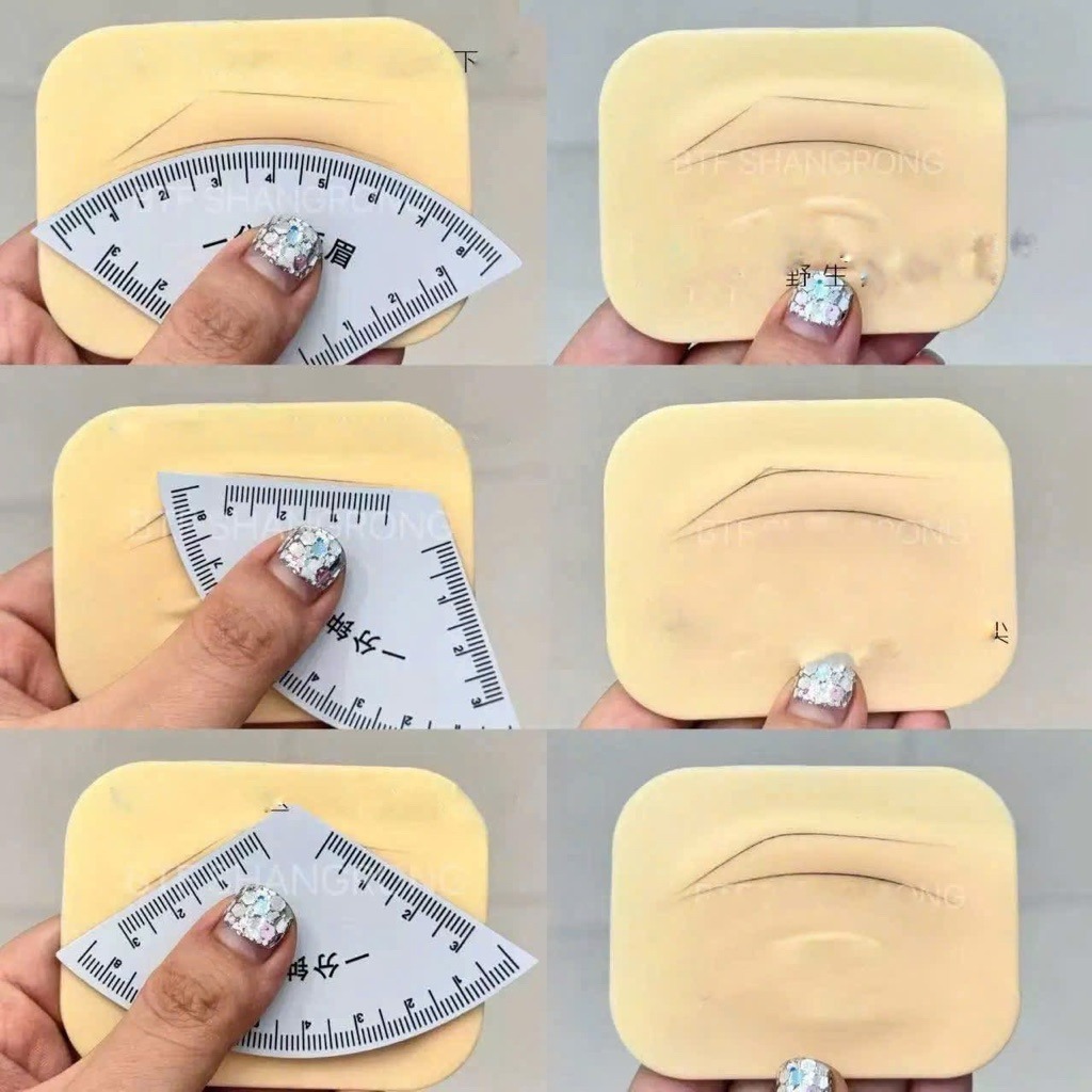 Thước Canh Chân Mày KMA – Dụng Cụ Cân Chỉnh Dáng Mày Chuẩn, Hỗ Trợ Phun Xăm Thẩm Mỹ