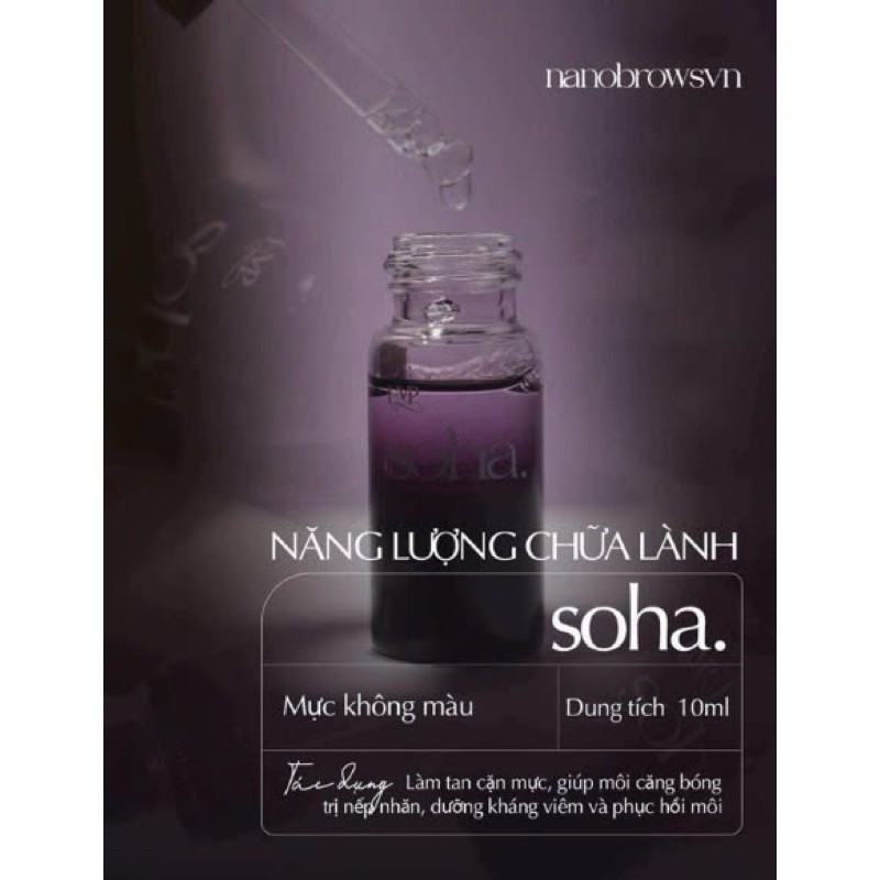 Soha Clear Line – Mực Không Màu Định Hình Dáng Mày Chuyên Nghiệp