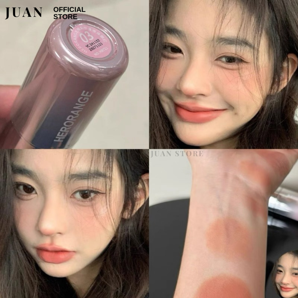JUAN - [Tặng mút trang điểm mini] Má Hồng Dạng Lỏng Herorange  - JMHK1