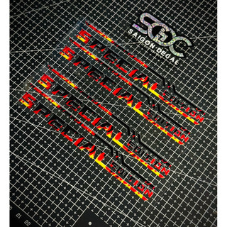 Tem Sticker DTF Honda Special Edition Lửa Custom Dán Được Nhiều Vị Trí Phuộc-Gắp-Hông Xe |SGDC - 1 Cặp|
