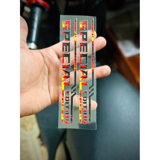 Tem Sticker DTF Honda Special Edition Lửa Custom Dán Được Nhiều Vị Trí Phuộc-Gắp-Hông Xe |SGDC - 1 Cặp|