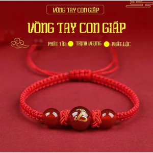 Vòng Tay Chỉ Đỏ 12 Con Giáp may mắn, tài Lộc