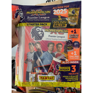 [ Starter Pack Panini 2025] Album Đựng Thẻ Starter Pack Panini Premier League 2025 2024/25 (Album Đựng Thẻ Kèm Thẻ Tặng)