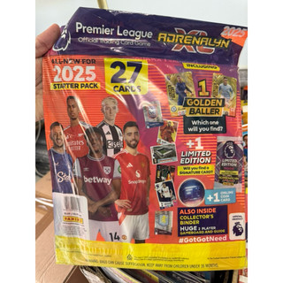 [ Starter Pack Panini 2025] Album Đựng Thẻ Starter Pack Panini Premier League 2025 2024/25 (Album Đựng Thẻ Kèm Thẻ Tặng)