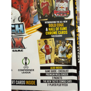 [ Starter Pack Match Attax 2024/25 ] Túi Album Đựng Thẻ Topps Match Attax  Starter Pack 2024/25 24/25
