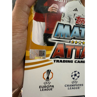 [ Starter Pack Match Attax 2024/25 ] Túi Album Đựng Thẻ Topps Match Attax  Starter Pack 2024/25 24/25