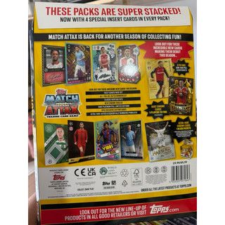 [ Starter Pack Match Attax 2024/25 ] Túi Album Đựng Thẻ Topps Match Attax  Starter Pack 2024/25 24/25