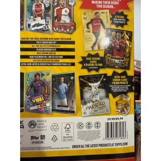 [ Starter Pack Match Attax 2024/25 ] Túi Album Đựng Thẻ Topps Match Attax  Starter Pack 2024/25 24/25