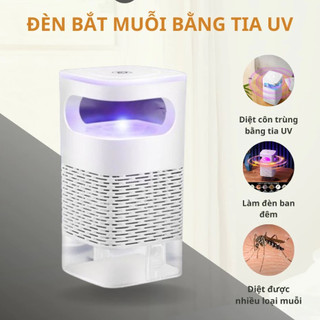 Đèn Bắt Muỗi Thông Minh 2 Trong 1,  Máy Diệt Côn Trùng Kiêm Đèn Ngủ Cổng Sạc USB Cao Cấp