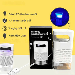 Đèn Bắt Muỗi Thông Minh 2 Trong 1,  Máy Diệt Côn Trùng Kiêm Đèn Ngủ Cổng Sạc USB Cao Cấp