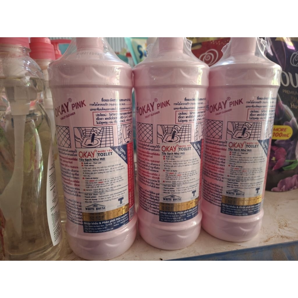 Nước tẩy bồn cầu OKAY nhập khẩu 100%từ thái lan