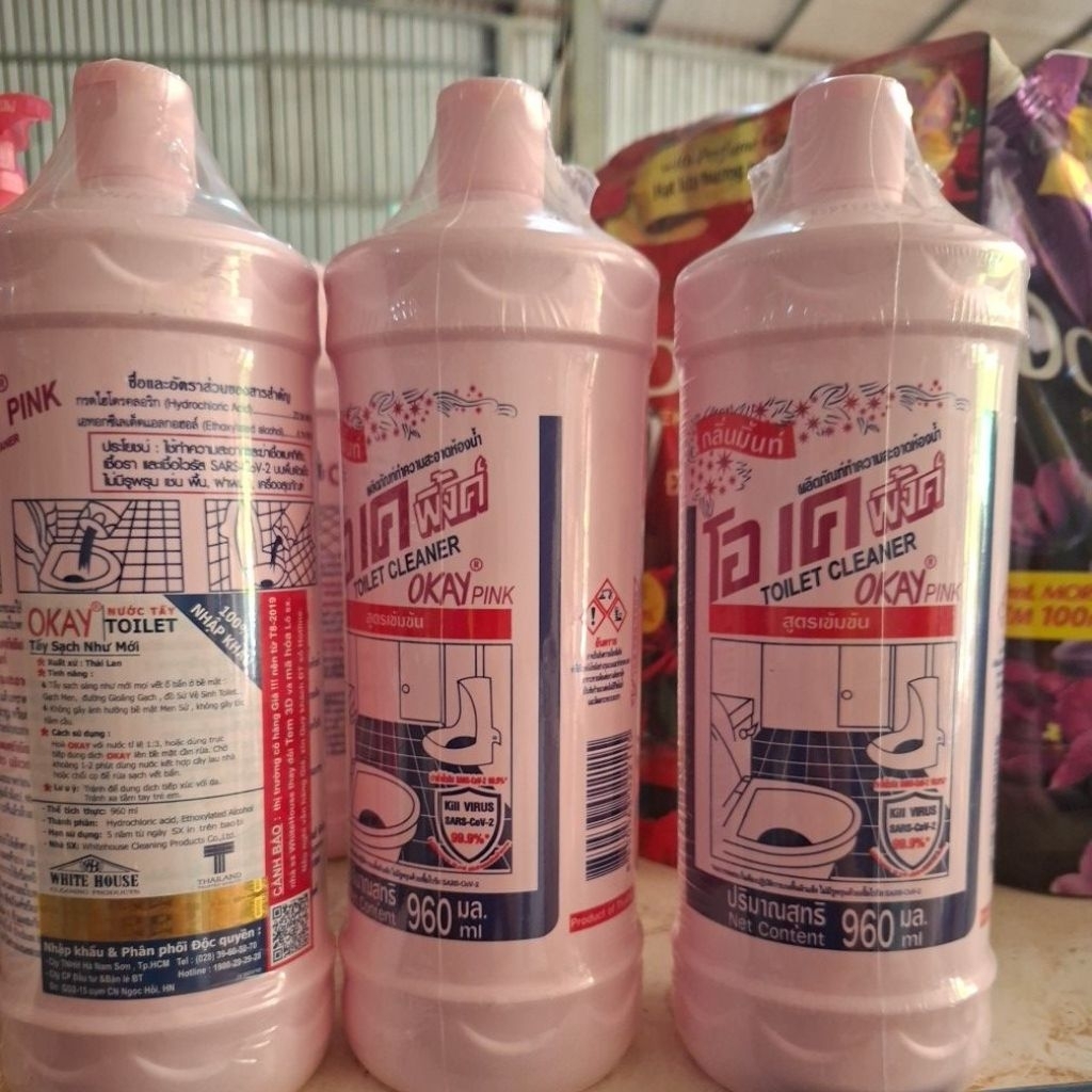 Nước tẩy bồn cầu OKAY nhập khẩu 100%từ thái lan