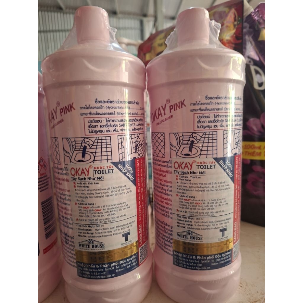 Nước tẩy bồn cầu OKAY nhập khẩu 100%từ thái lan